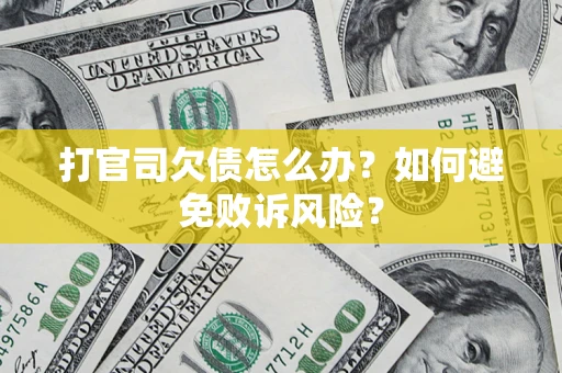 武汉打官司欠债怎么办？如何避免败诉风险？