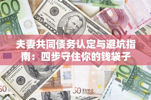 武汉夫妻共同债务认定与避坑指南：四步守住你的钱袋子
