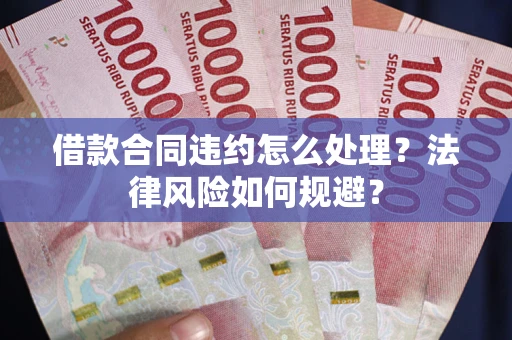 武汉借款合同违约怎么处理？法律风险如何规避？