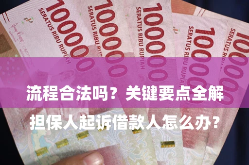 武汉

担保人起诉借款人怎么办？流程合法吗？关键要点全解析