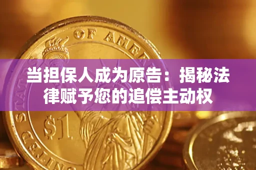 武汉当担保人成为原告：揭秘法律赋予您的追偿主动权