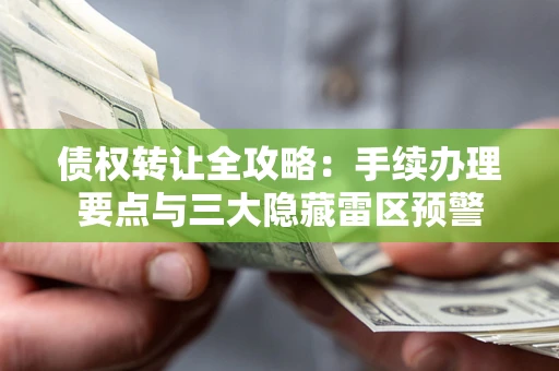 武汉债权转让全攻略：手续办理要点与三大隐藏雷区预警