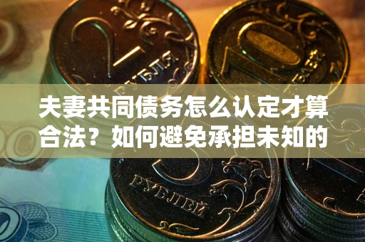 武汉夫妻共同债务怎么认定才算合法？如何避免承担未知的债务风险？