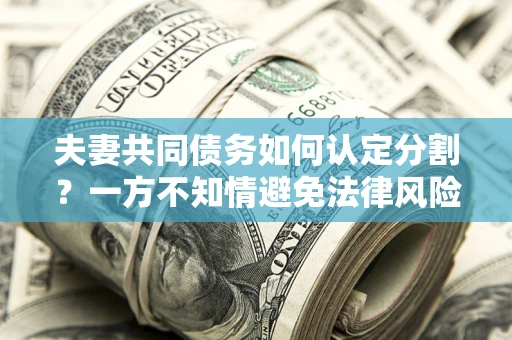 武汉夫妻共同债务如何认定分割？一方不知情避免法律风险必看！